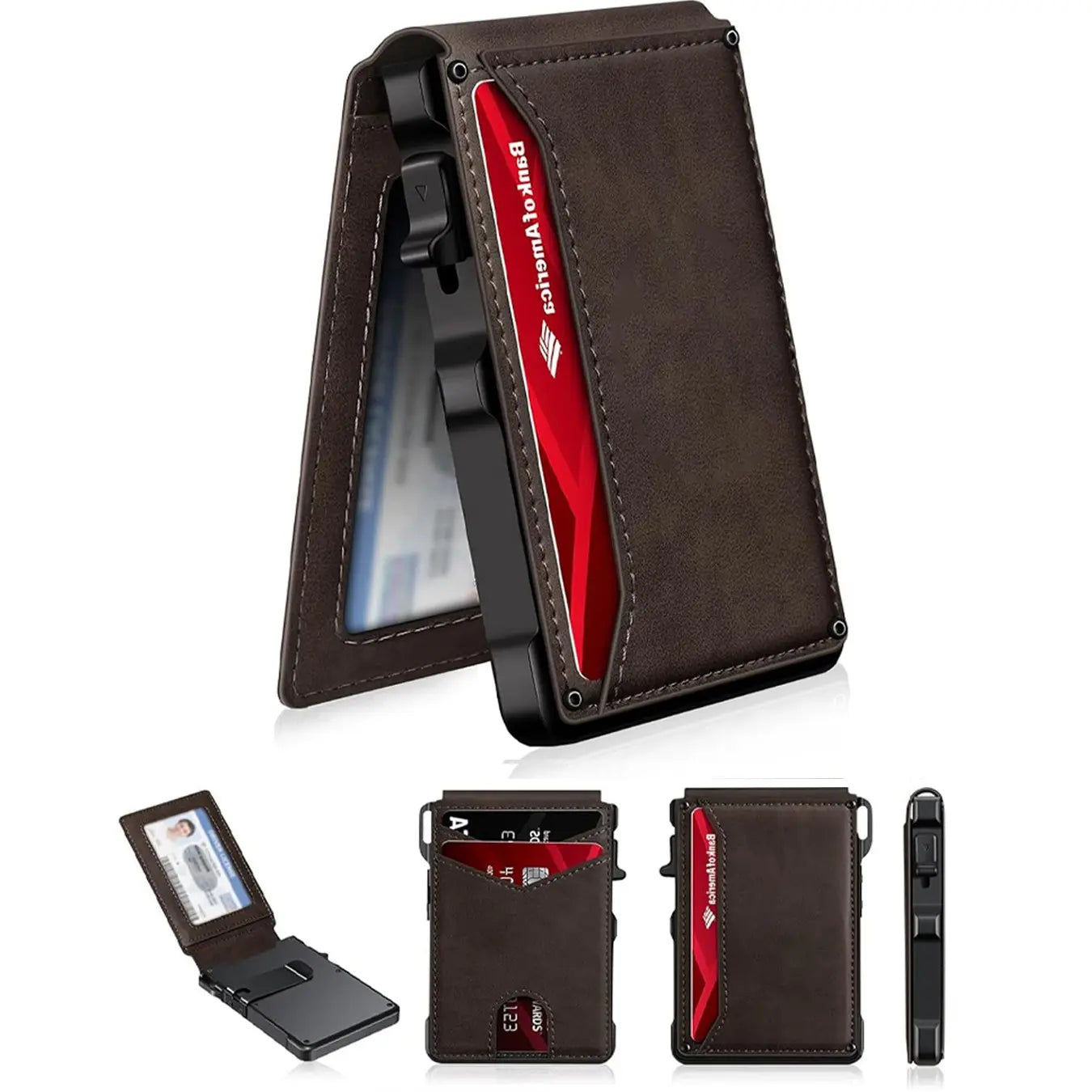Ditch The Bulk: Instant Pop-Up Minimalist Slim Wallet
