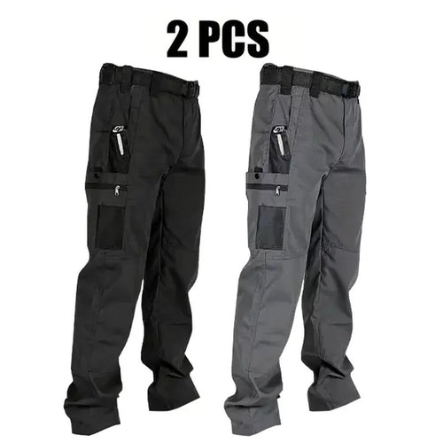 Indestructible Multi-Pocket Tactical Work Pants: Waterproof, Ripstop & Built