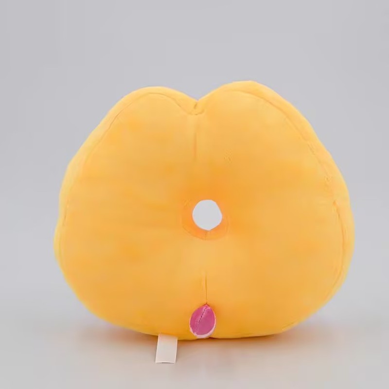 Ultra-Soft Cat Donut Plush Pillow