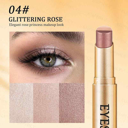 Swipe, Blend, Shine: Perfect Two-Tone Eye Makeup in One Stroke!
