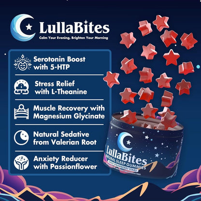 Natural Melatonin-Free Sleep Gummies – Wake Up Refreshed, No Morning Grogginess!