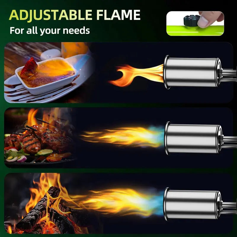 Instant One-Touch High-Power Propane Torch for Weed Burning & Grill Lighting