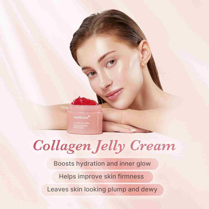 Get Instant Glass Skin Glow With Deep Collagen Plumping Jelly Cream