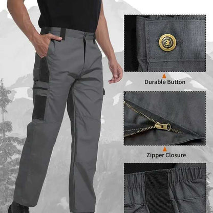 Indestructible Multi-Pocket Tactical Work Pants: Waterproof, Ripstop & Built