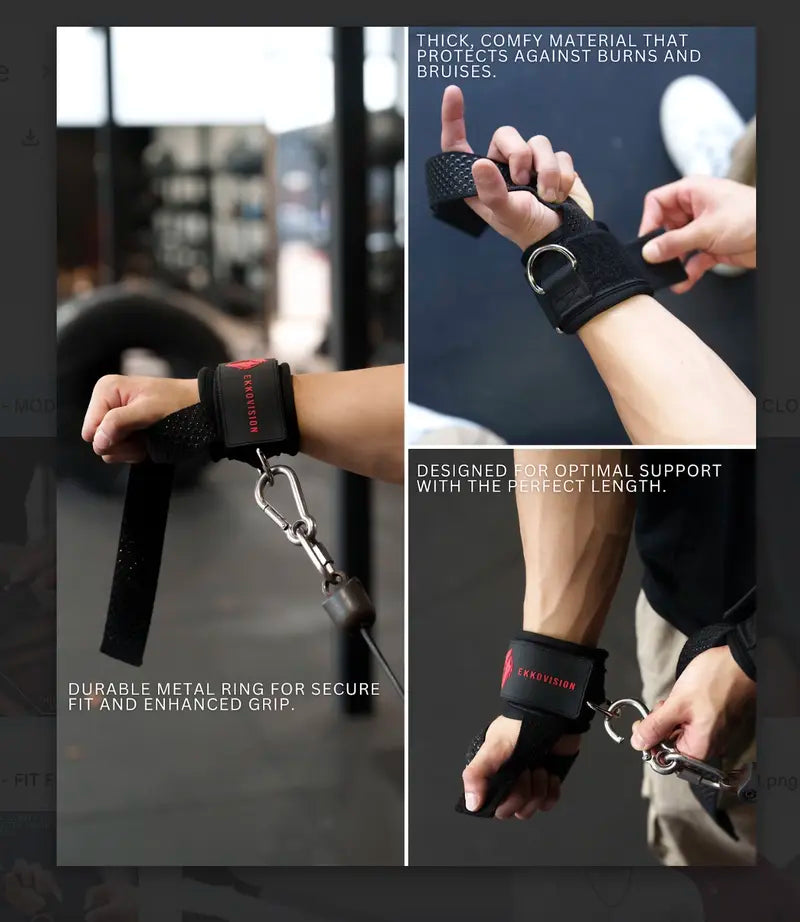 Maximum Grip Strength Weightlifting Lifting Straps