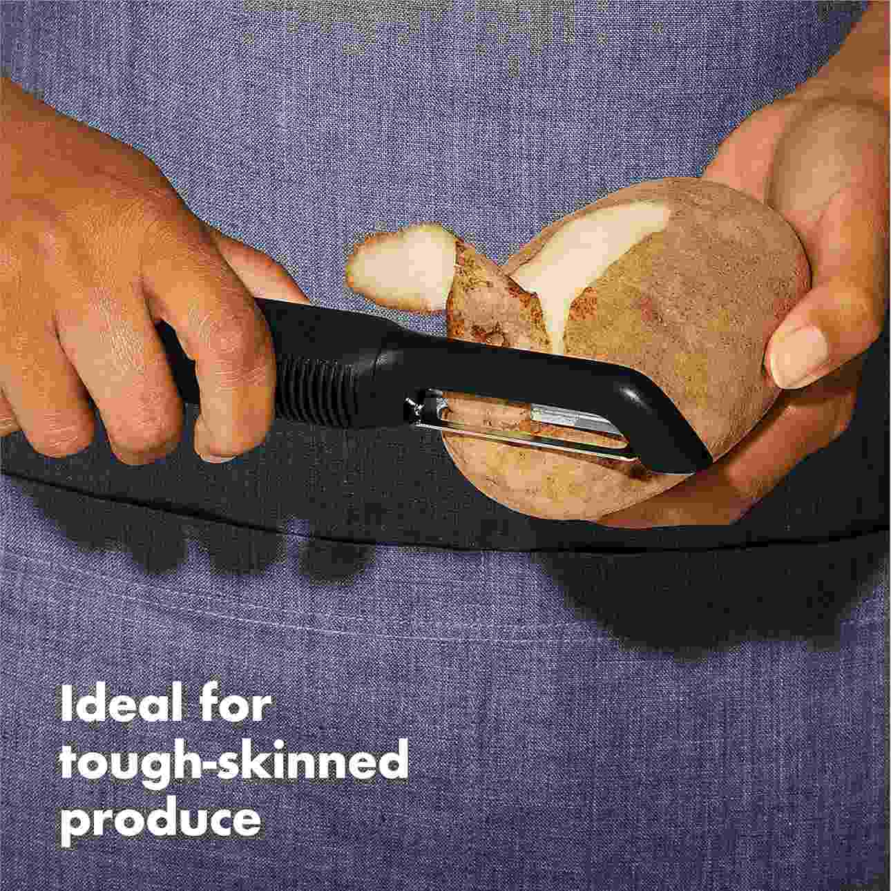 Glide Through Skins Effortlessly With Sharp Non-Slip Swivel Peeler