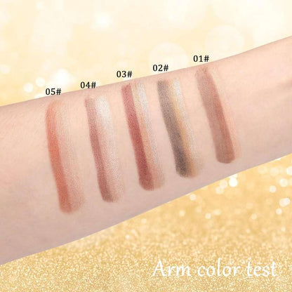 Swipe, Blend, Shine: Perfect Two-Tone Eye Makeup in One Stroke!