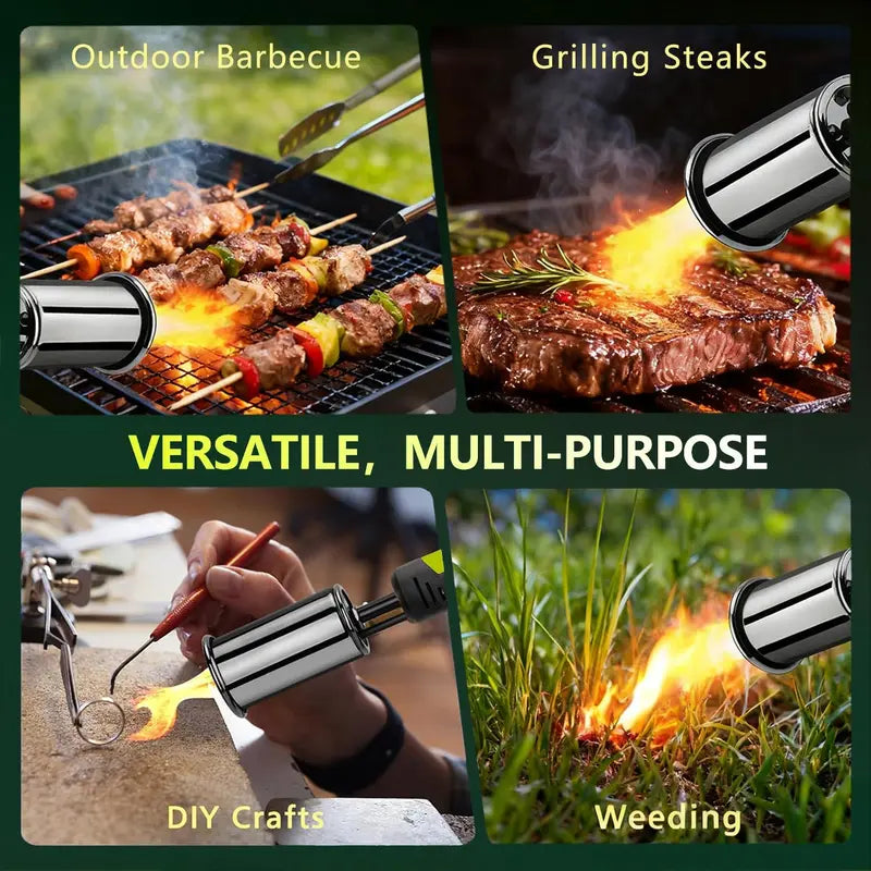 Instant One-Touch High-Power Propane Torch for Weed Burning & Grill Lighting