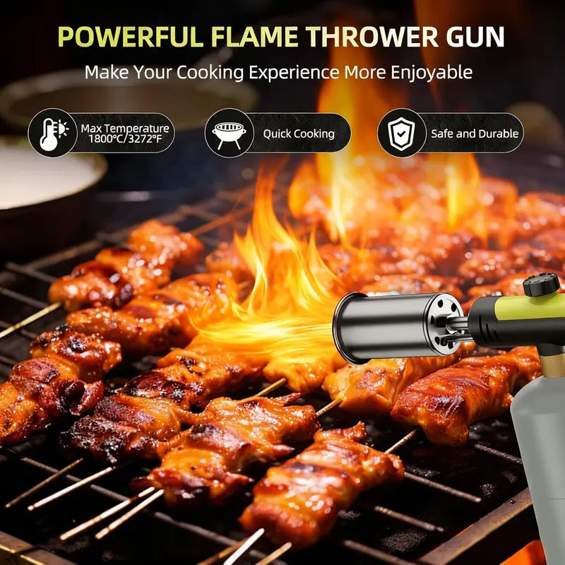 Instant One-Touch High-Power Propane Torch for Weed Burning & Grill Lighting