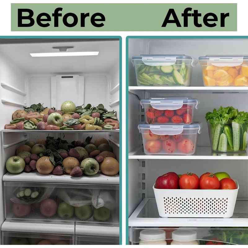 Keep Produce Fresh 3x Longer With Built-In Rinse & Strain Colanders